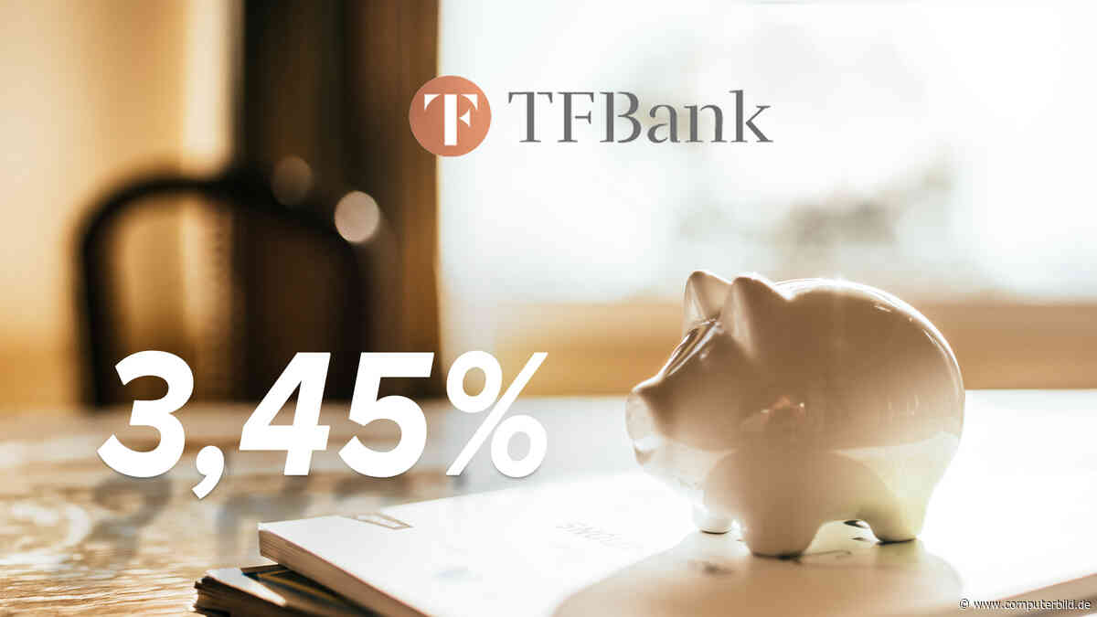 3,45 Prozent p.a. aufs Tagesgeld: So attraktiv ist das Angebot der TF Bank