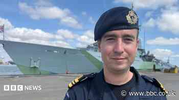 Royal Navy docks in Harwich after 60-year absence