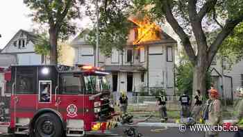 Fire crews fight blaze on Sherbrook Street