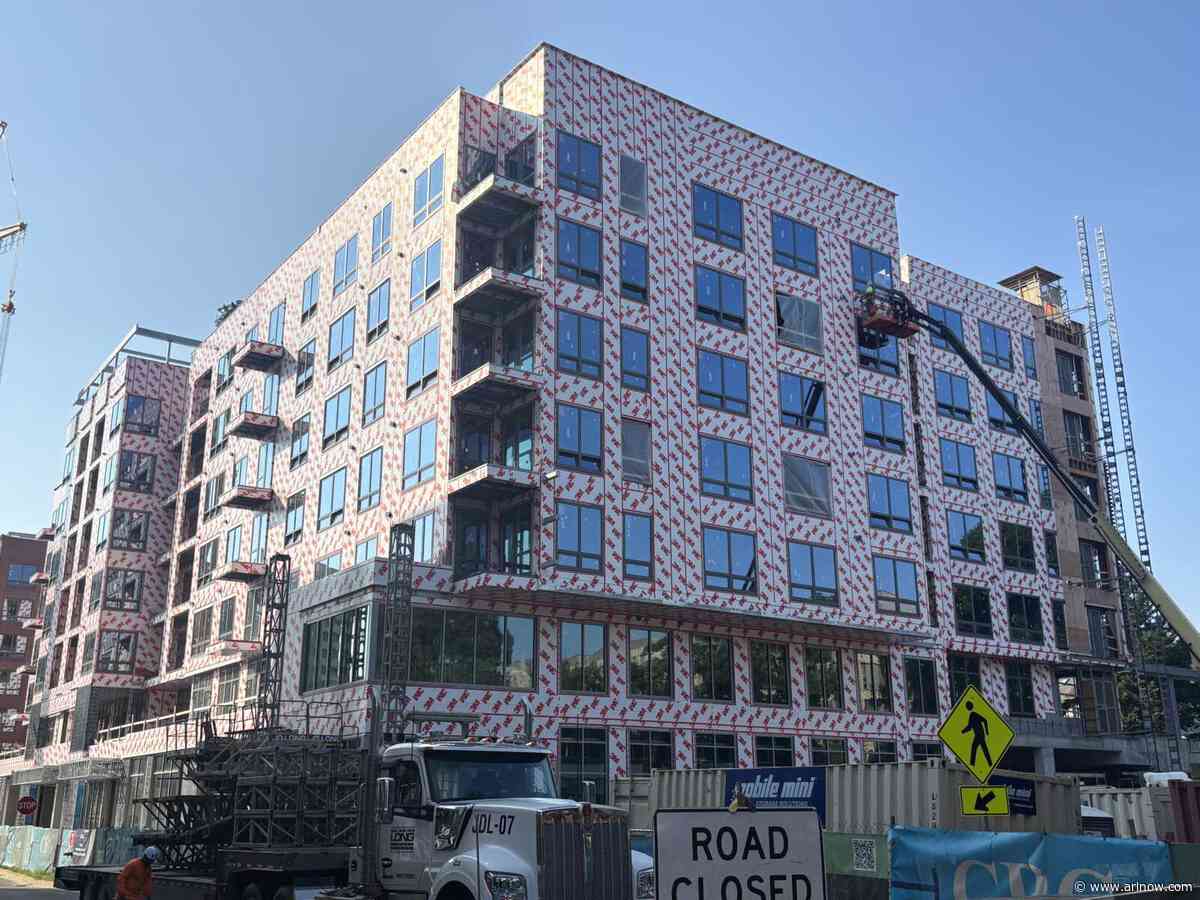 New apartment building next to Ballston Harris Teeter to open in 2027
