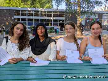 Merton students celebrate A Level, T Level, and Vocational and Technical results