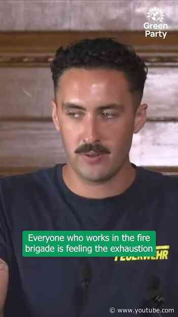 "The climate crisis is stretching the fire service long before it makes headlines" - James Rodgers,