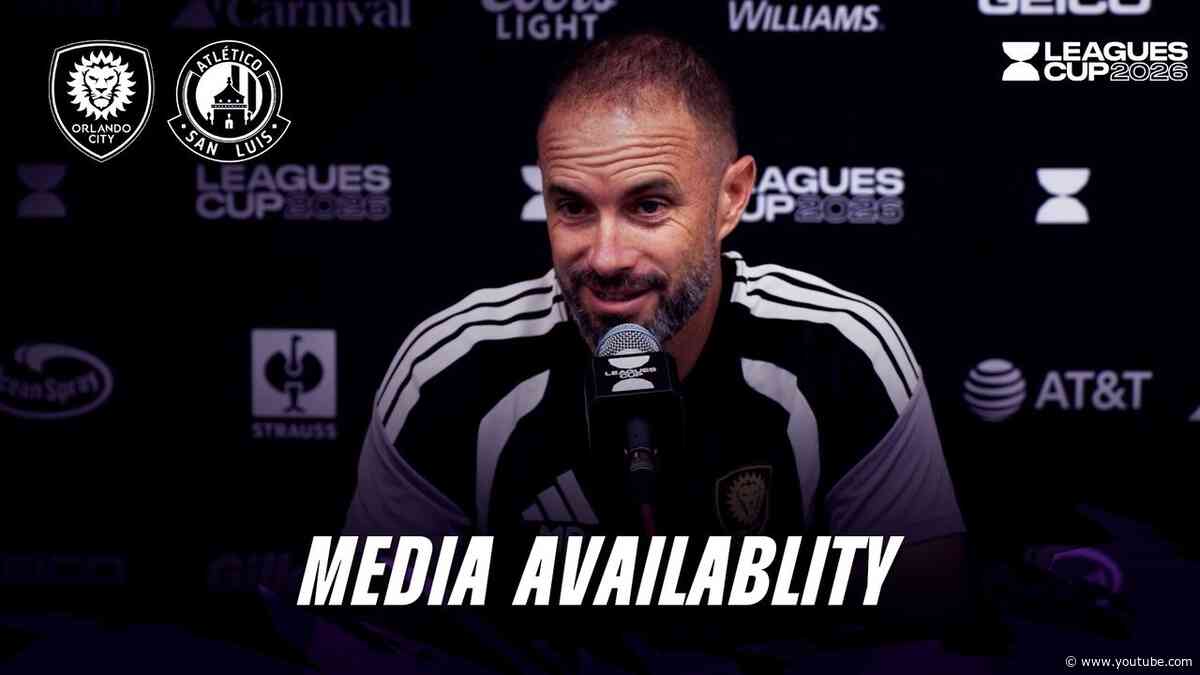 Martín Perelman | 2026 Leagues Cup Media Availability | Orlando City vs Atlético de San Luis