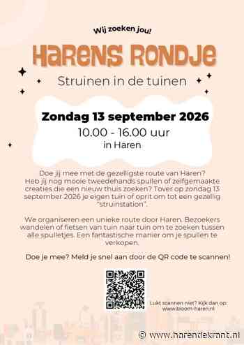 Advertentie: Harens Rondje- maak van je oprit winkeltje voor één dag
