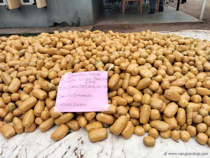 Customs seizes cannabis sativa worth N2bn in Ogun