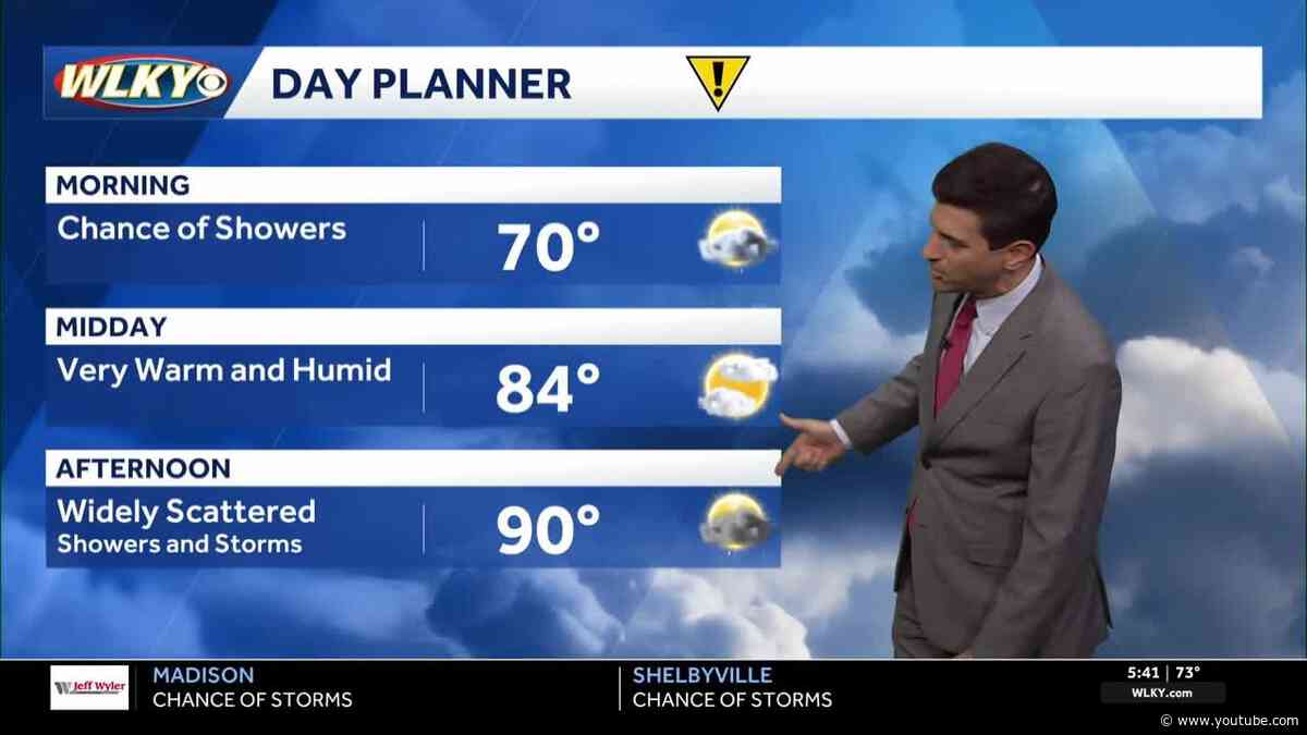 Rain and storm chances continue Thursday