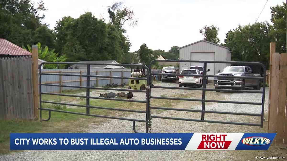 Louisville leaders working on solutions to crack down on illegal chop shops