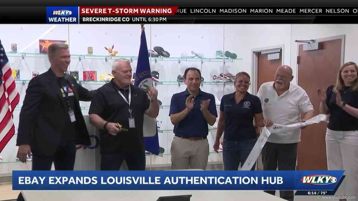eBay open authentication center in Louisville