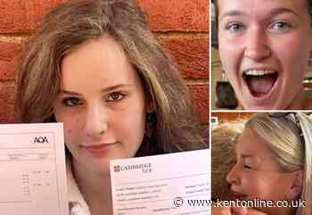 A-level results day sees thousands of Kent pupils scoop top marks