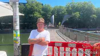 'Scary crash' heard as Bristol's iconic Pero's Bridge left hanging over harbour