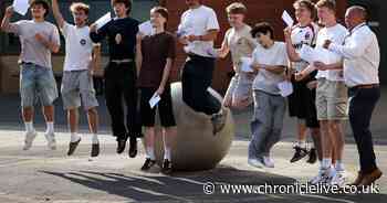 Pictures as overjoyed students across the North East celebrate their tremendous A-Level results