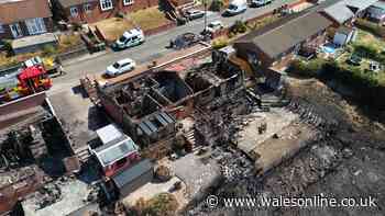 Woman arrested after five homes destroyed in Newbridge blaze