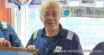 CalMac's 'longest-serving motorman' hangs up his spanner after 65 years at sea