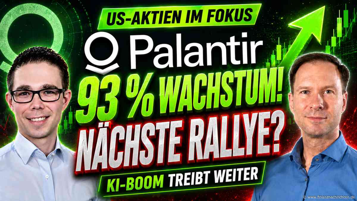 Palantir wächst um 93 beginnt jetzt die nächste Rallye?