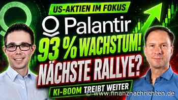 Palantir wächst um 93 beginnt jetzt die nächste Rallye?