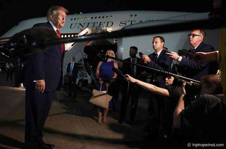 Trump’s Air Force One Jig Stokes Outrage and Jokes