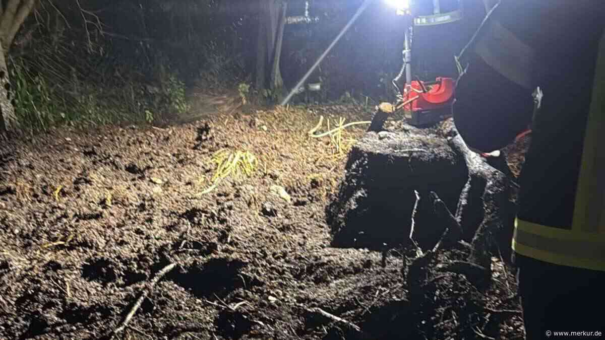 Gartenbesitzer wirft heiße Asche auf Kompost – Waldbrand droht