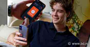 Student Mats (23) stopte al zijn spaargeld in een fysieke kaart tegen smartphoneverslaving