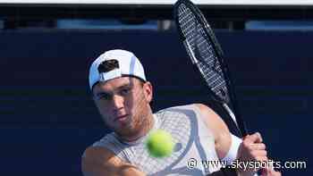 Draper beaten in Cincinnati first round after blowing second-set lead