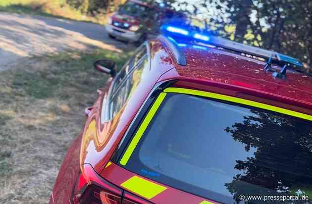 FW Kranenburg: Flächenbrand entpuppt sich als Weltkriegsmunition - Eine Person verletzt