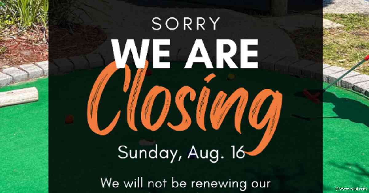 Adventure Landing in Raleigh closing its doors after 38 years