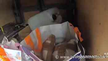 Moment police made £2.6m bust in Huyton dad's van