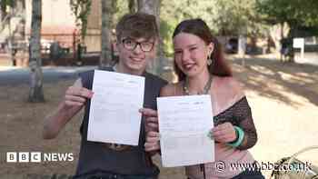 Students look to the future on A-level results day