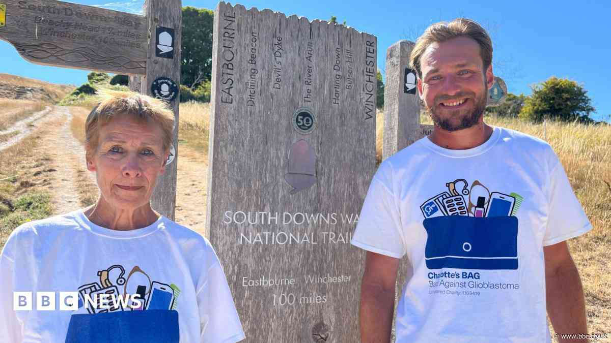 Cancer vlogger's family finish 230-mile charity hike