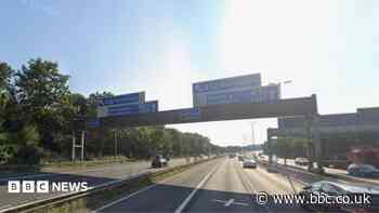 Driver dies as lorry crashes through M27 slip road barrier