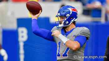 Bills' Allen to play Sat. in 1st game at new home