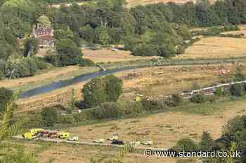 Two people seriously injured after train with 150 on board derails