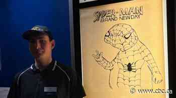Prince George movie theatre employee goes viral after hand drawing Spider-Man poster