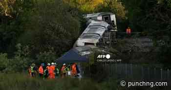 Two injured as train derails in southeast England