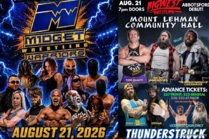 Two independent wrestling shows set for Aug. 21 in Abbotsford