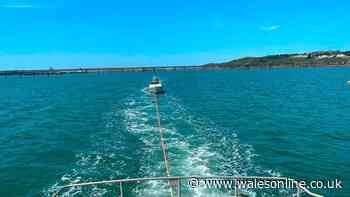 Boat sounds urgent alert off Welsh coast