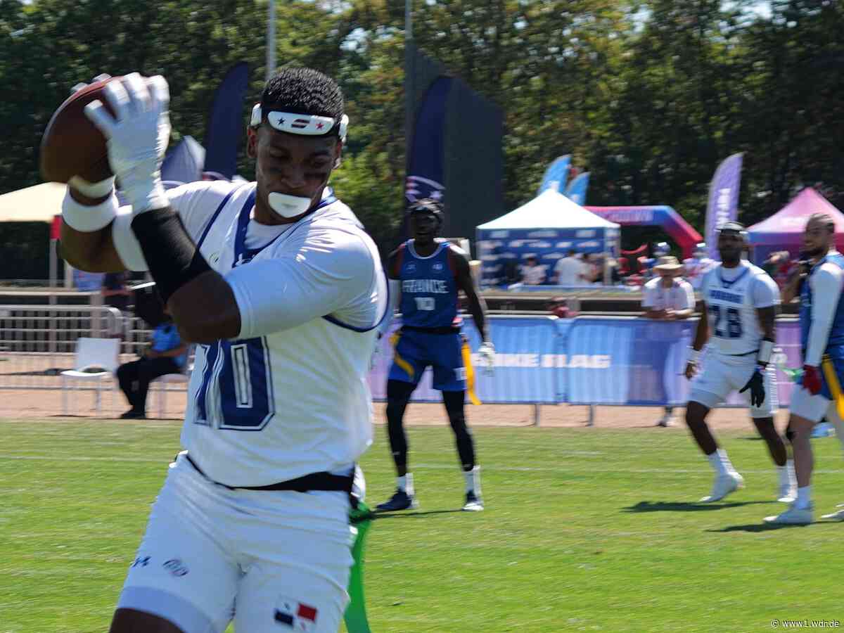 Flag Football-WM in Düsseldorf-Garath gestartet