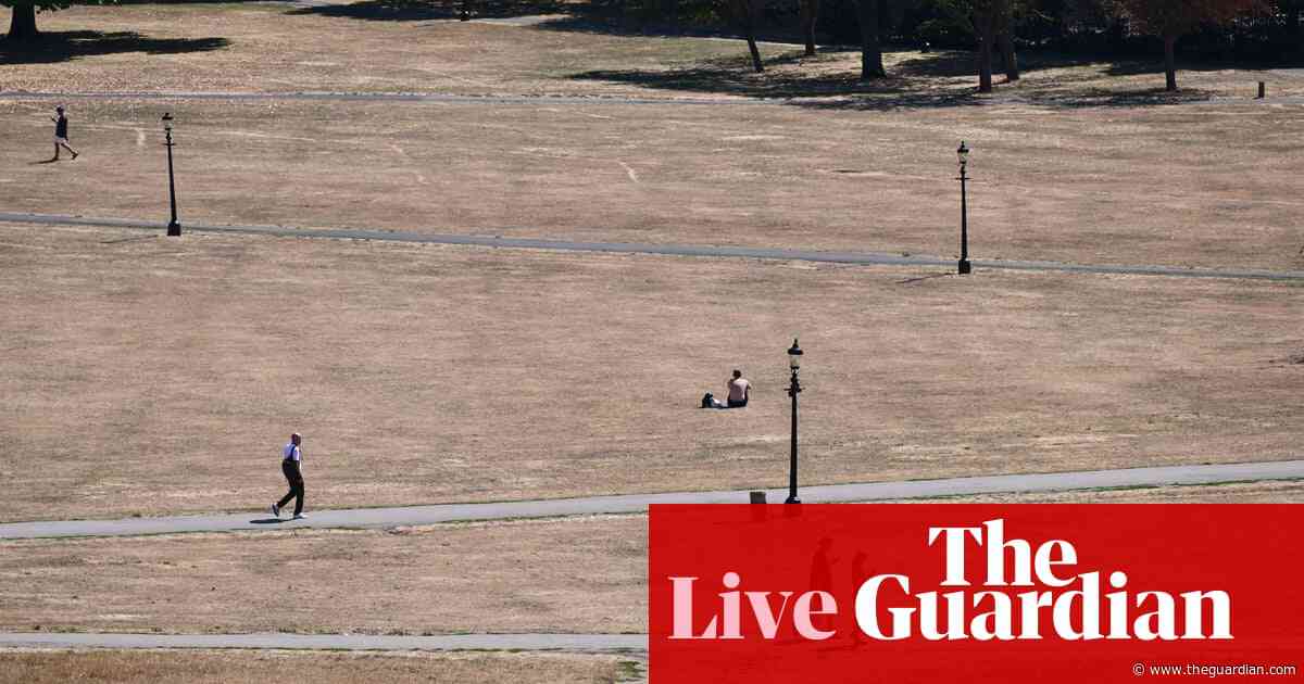 UK sees temperatures of 38.1C, the hottest day of 2026; Greece battles wildfires after gale force winds – as it happened