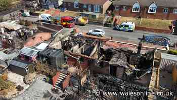 Police issue arrest update after fire destroys five homes in Newbridge