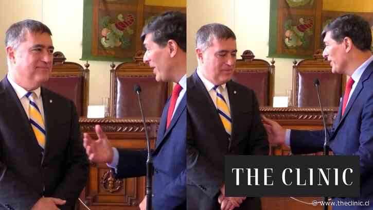 El incómodo momento entre el alcalde Desbordes y Franco Parisi: “Creo que la derecha se perdió a un tremendo líder”