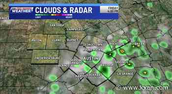 Spotty shower Friday our only hope for 100º relief