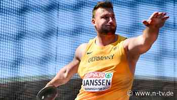 Lange Durststrecke beendet: Diskus: Janssen gewinnt die fünfte deutsche Medaille des Abends