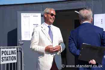 Polls close in Clacton as Farage fights for by-election win
