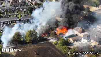 Several injured as fires destroy West Midlands homes