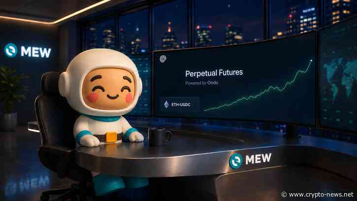MyEtherWallet (MEW) Integrates Ondo Perps, Unlocking 24/7 Leveraged Trading for Onchain Equities, & ETFs.