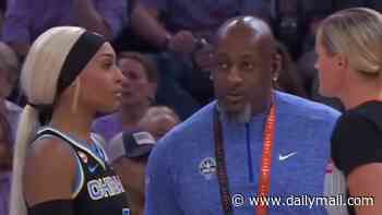 DiJonai Carrington gets WNBA fan kicked out of game... only for him to return after 'unfounded' complaint