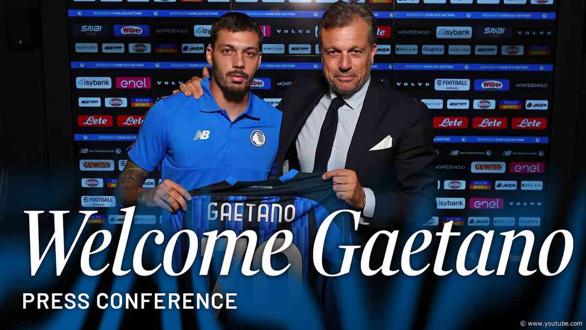 La conferenza stampa di presentazione di Gianluca Gaetano