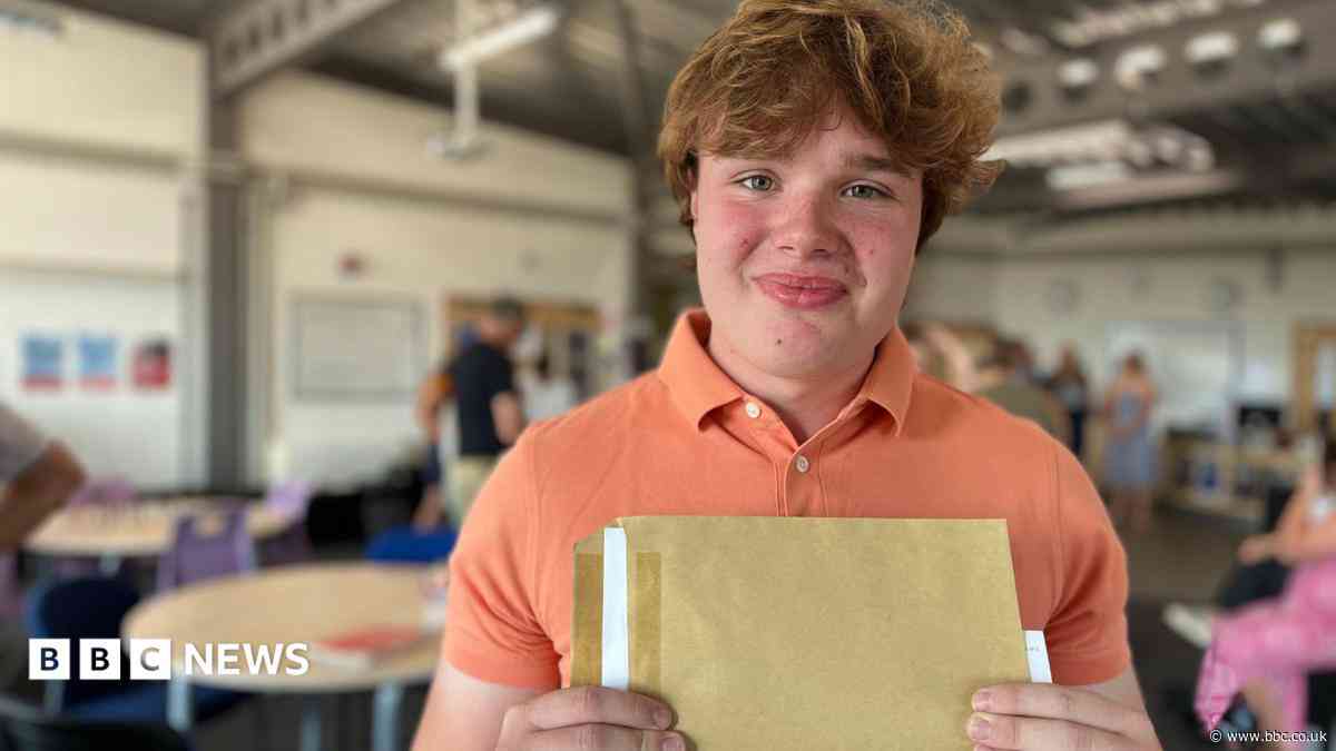 How students in the West marked A-Level result day