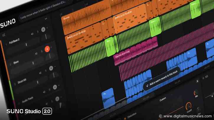 Suno Is Getting Closer to Building an Actual DAW with ‘Studio 2.0’ — Conveniently With No Download Restrictions Whatsoever