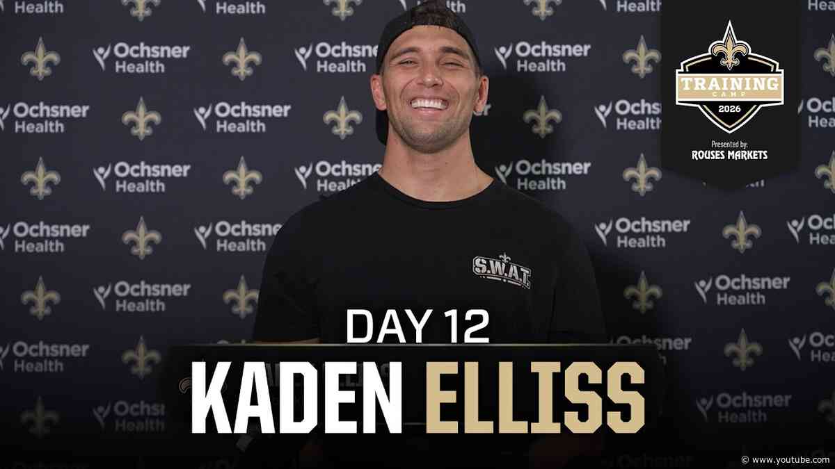 Kaden Elliss on unified defense, Brandon Staley | Saints Training Camp 2026