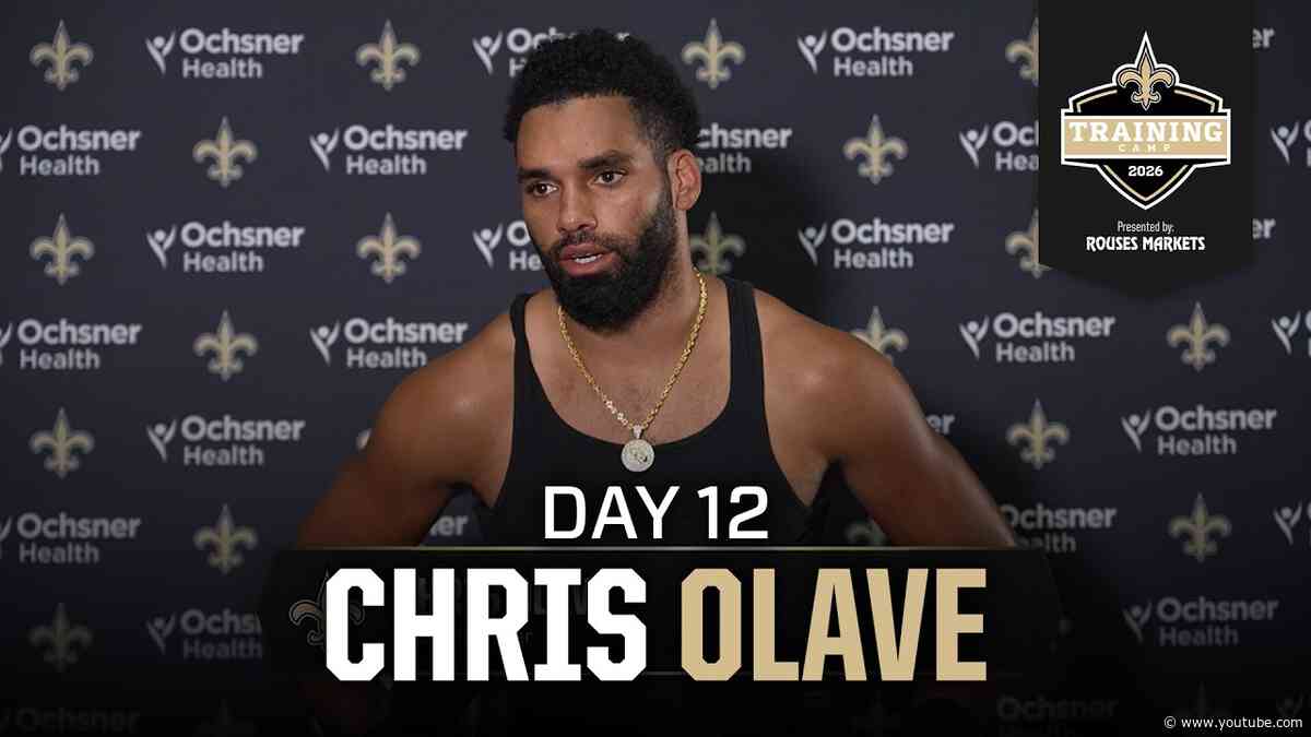 Chris Olave on wide receiver room, Jaguars joint practice | Saints Training Camp 2026